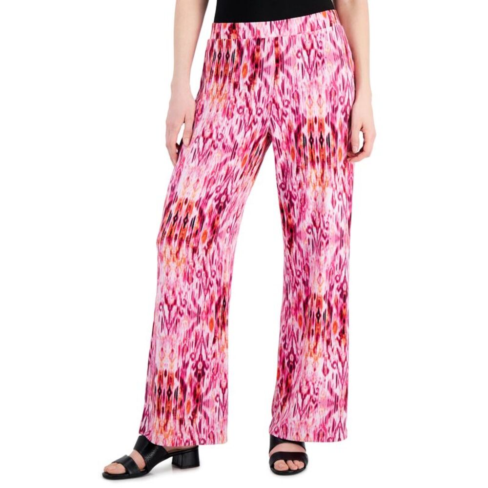 JM Collection Womens Ikat Dreams Printed Pull On Pants